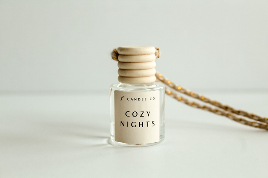 Cozy Nights Car Diffuser - Cashmere, Lavender, White Musk