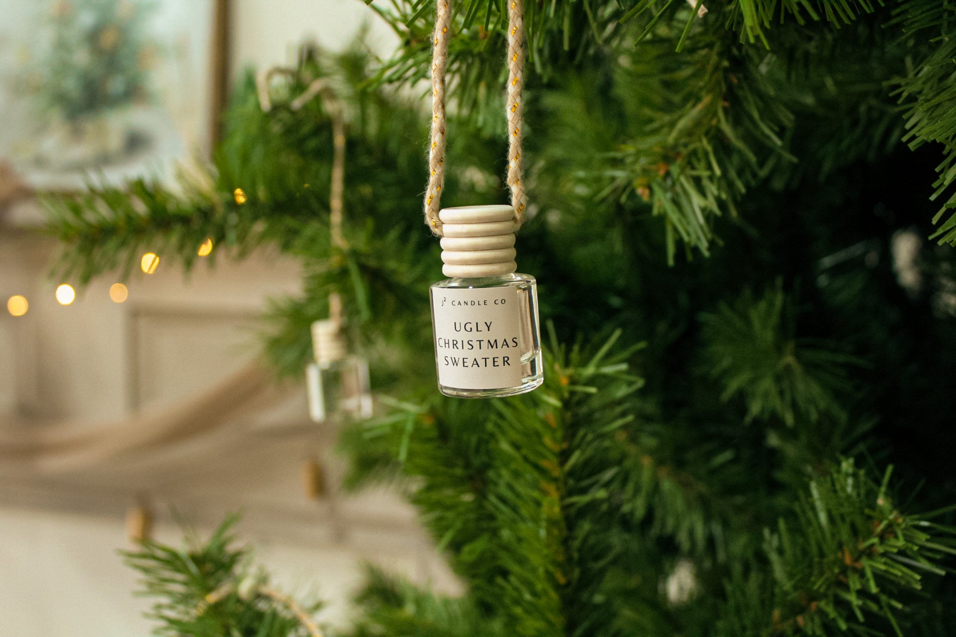 Ugly_Christmas_Sweater_Car_Diffuser - Raspberry, Cranberry, Spun Sugar