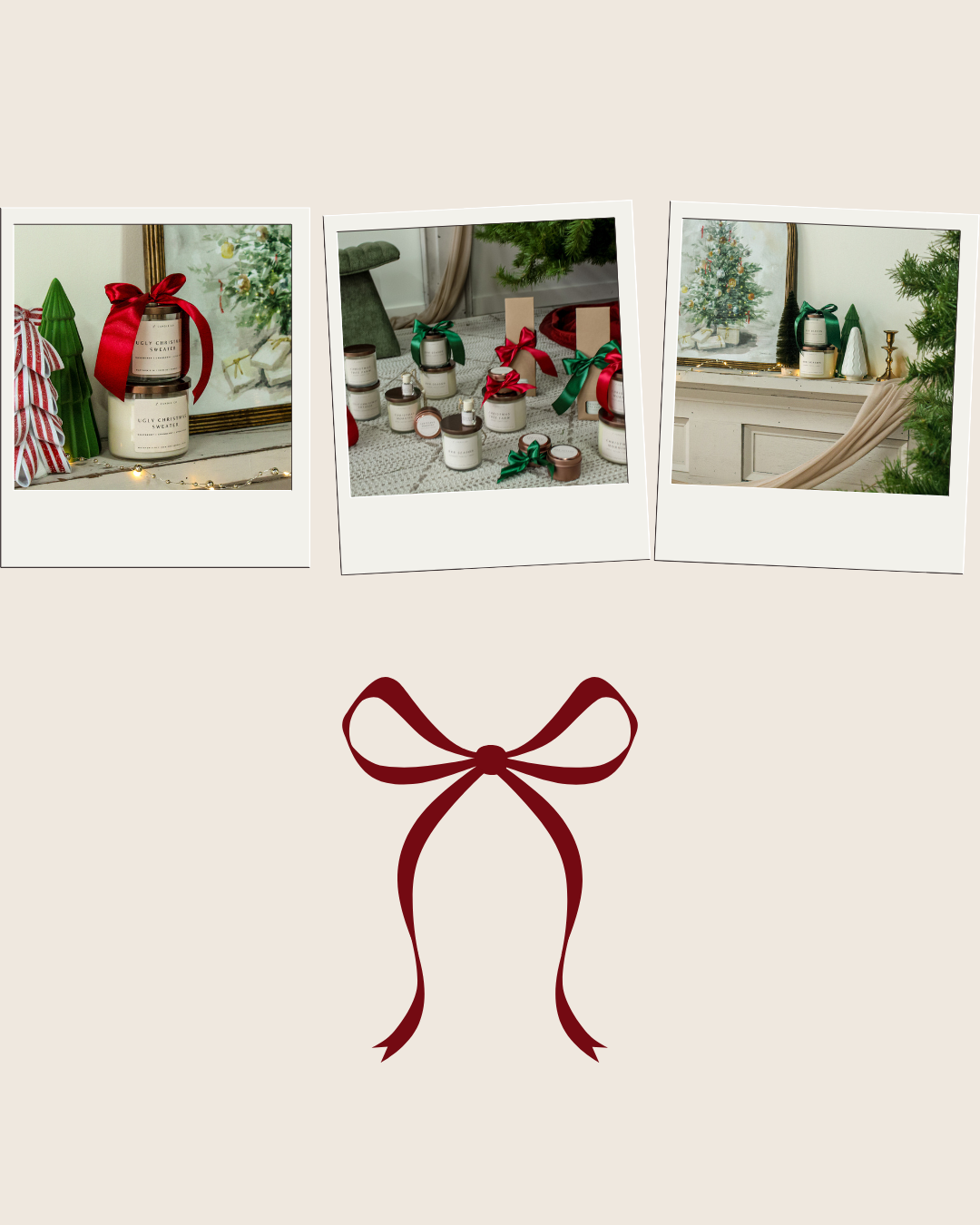 christmas soy candles